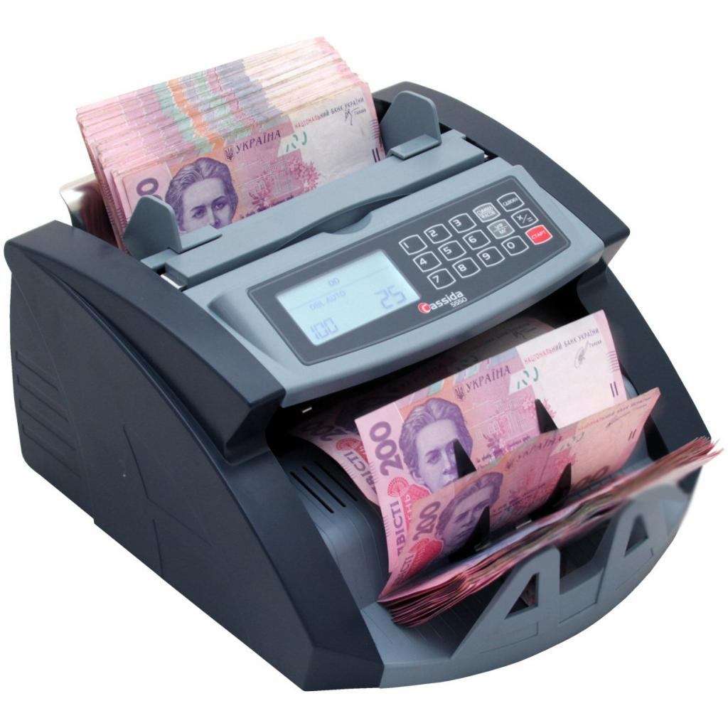 Лічильник банкнот Cassida 5550 UV/MG (00-00000094) - зображення 3
