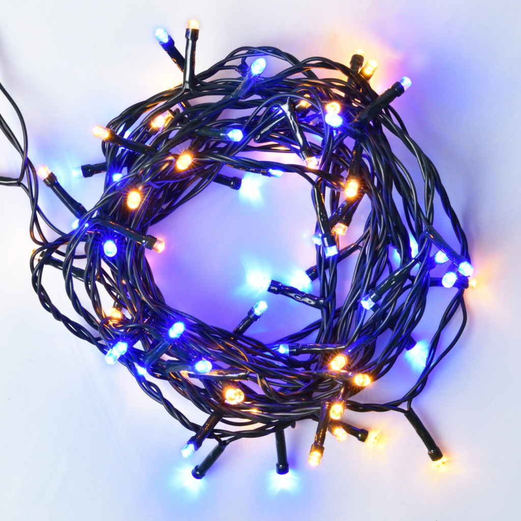 Гірлянда YES! Fun Нитка 70 LED Жовто-синя 4.9 м 8 режимів Мерехтіння (974845) - зображення 1