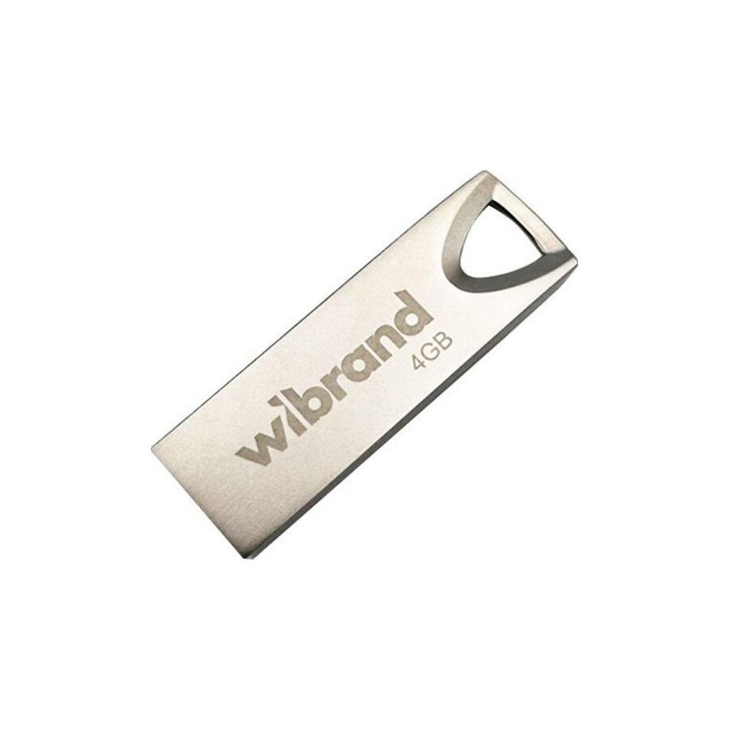 USB флеш накопичувач Wibrand 4GB Taipan Silver USB 2.0 (WI2.0/TA4U2S) - зображення 2