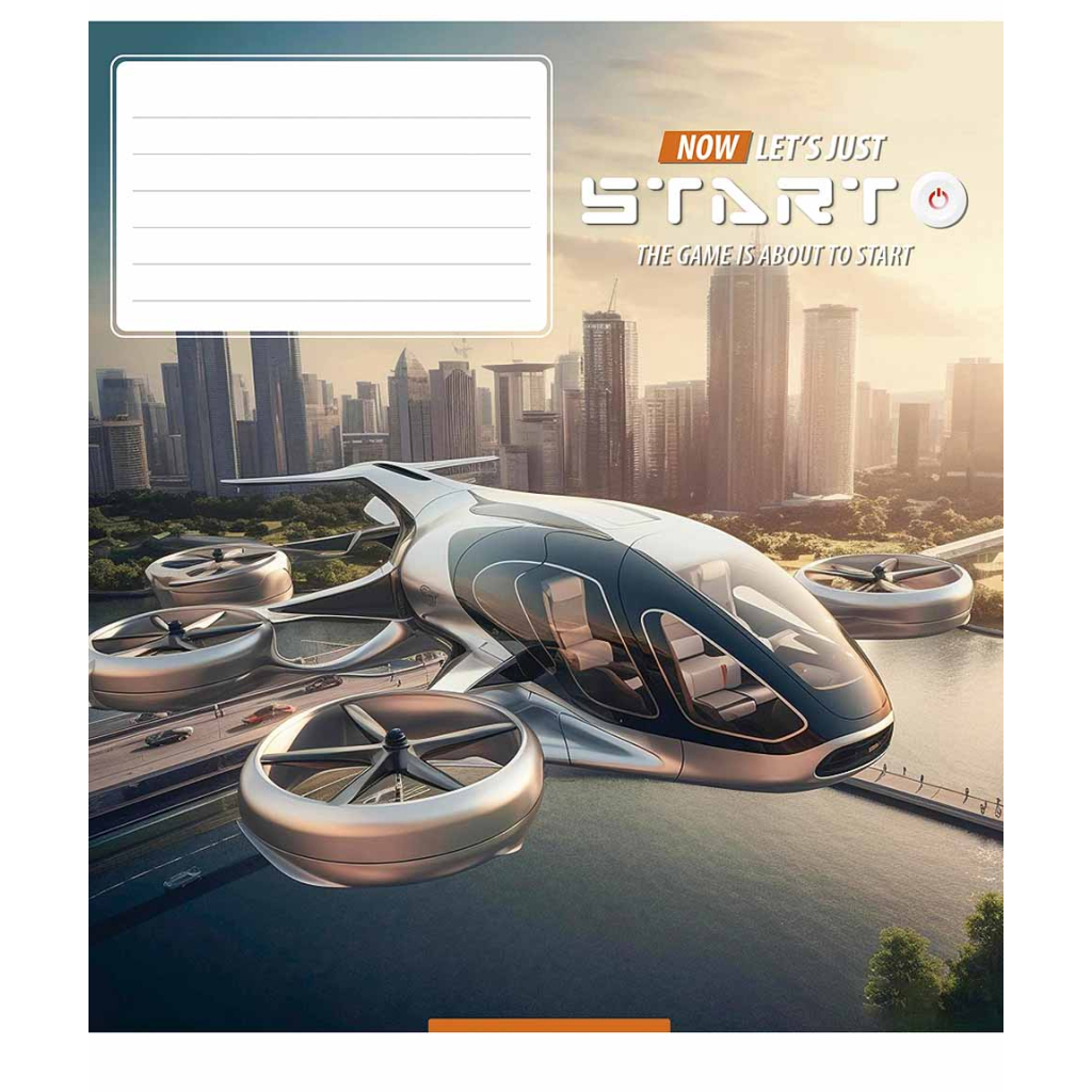 Зошит Школярик Let's start 18 аркушів клітинка (018-3411K) - зображення 2