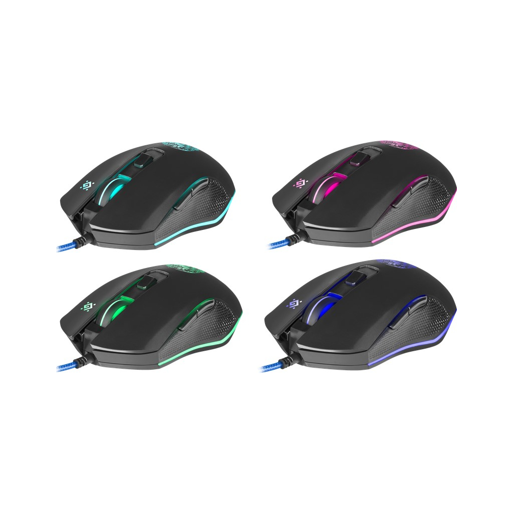 Мишка Defender Sleipnir GM-927 USB Black+ Килимок (52927) - зображення 6