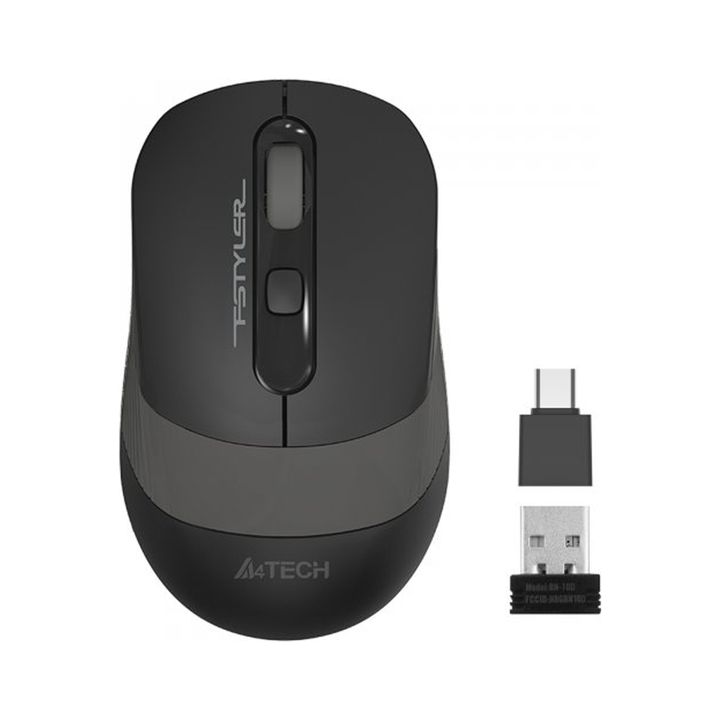Мишка A4Tech FG10CS Air2 Wireless Stone Grey (4711421997904) - зображення 1
