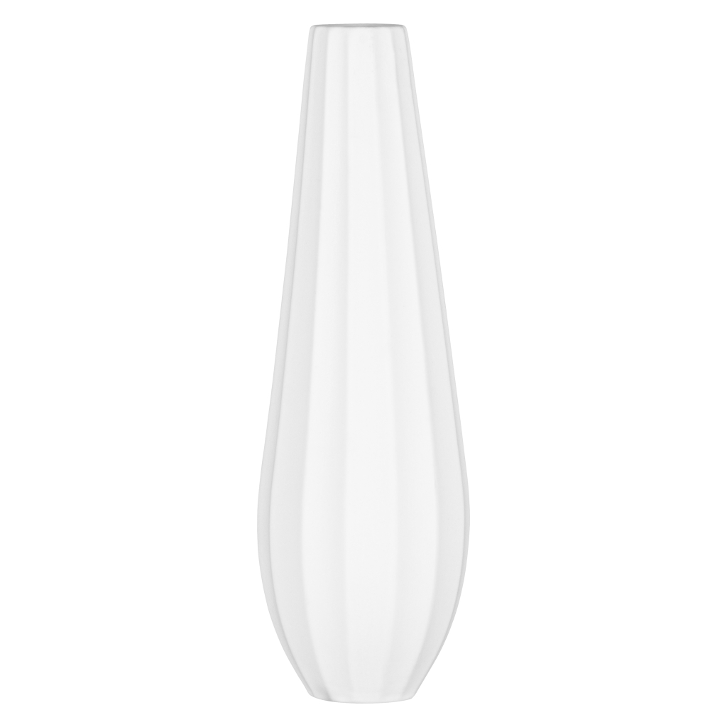 Ваза Ardesto Molize, 8.5х27.5см, порцеляна, білий (AR3810W) - зображення 1