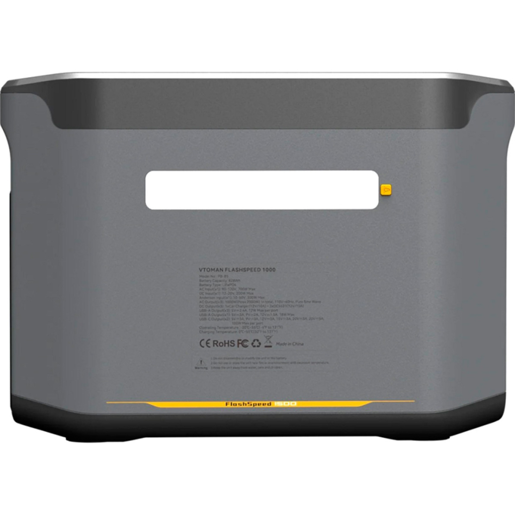 Зарядна станція Vtoman FlashSpeed 1000 PB-85 1000W 828Wh (FlashSpeed 1000) - зображення 5