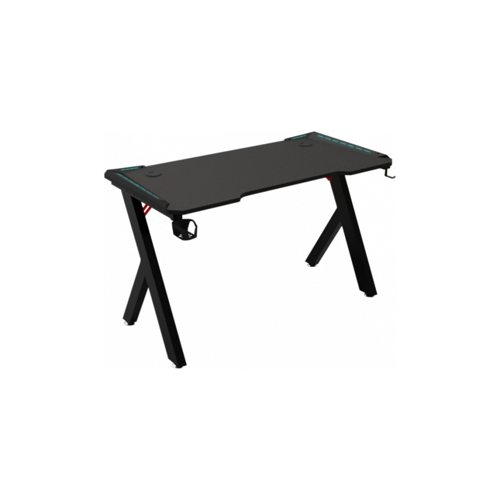 Комп'ютерний стіл GT Racer T-1241 Black 120x60x73 (T-1241 (120x60x73) Black) - зображення 1