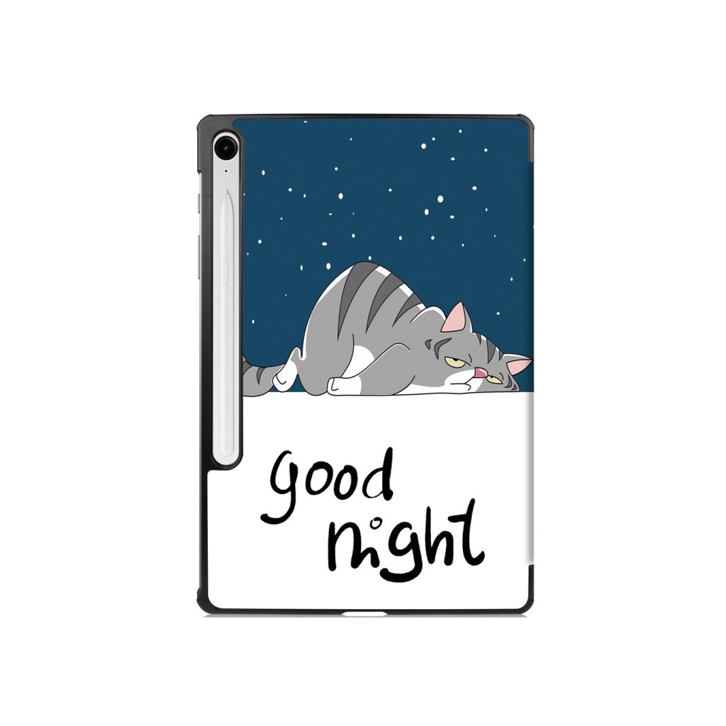 Чохол до планшета BeCover Smart Case Samsung Tab S9 (SM-X710/SM-X716)/S9 FE (SM-X510/SM-X516B) 11.0" Good Night (710418) - зображення 4
