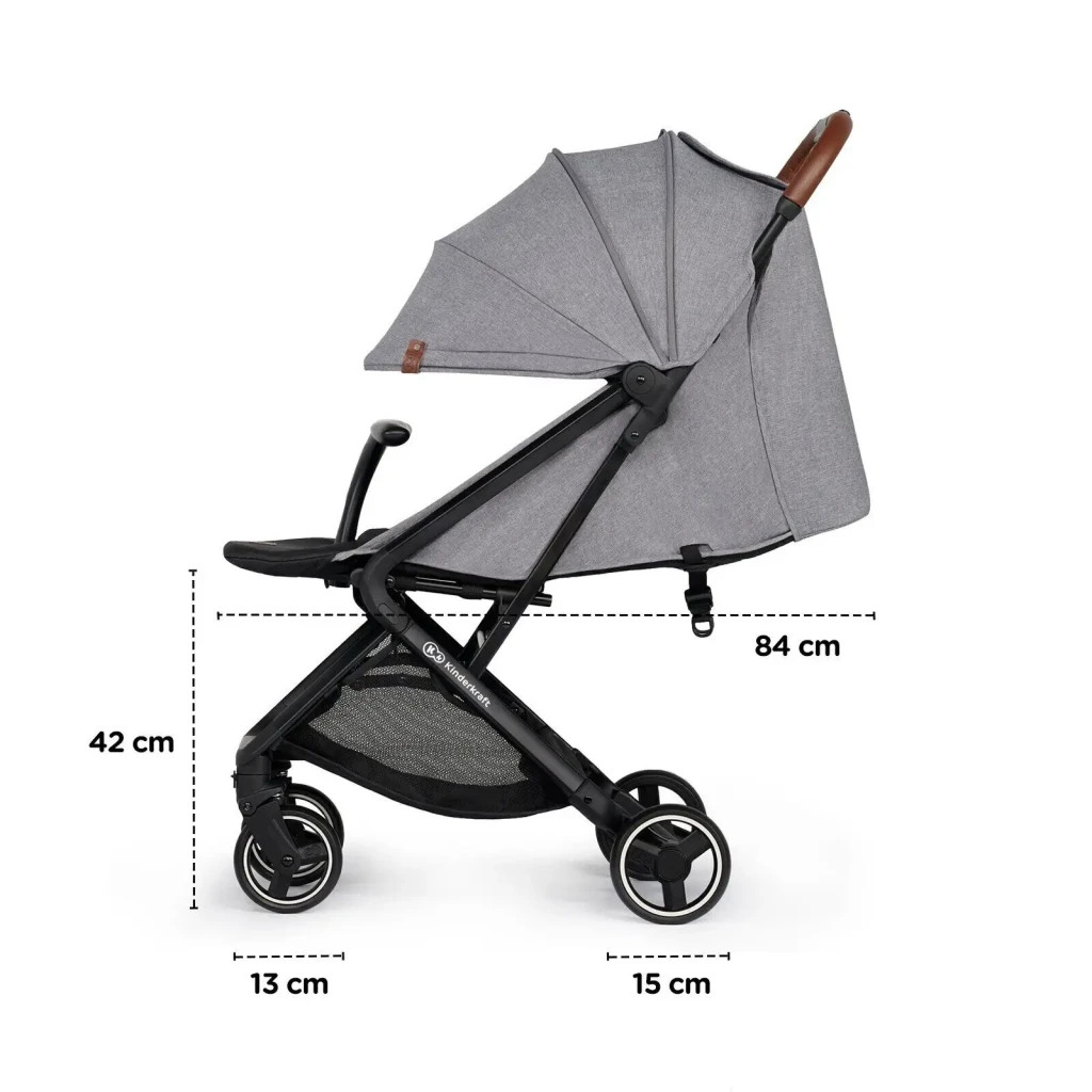 Коляска Kinderkraft Nubi Gray (KKWNUBIGRY0000) (5902533915774) - зображення 12