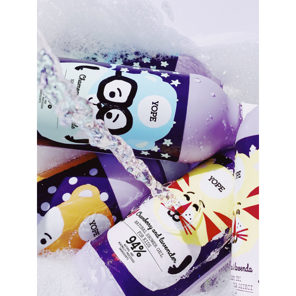 Дитячий гель для душу Yope Cranberry & Lavender, 400 мл (5900168908352) - зображення 2