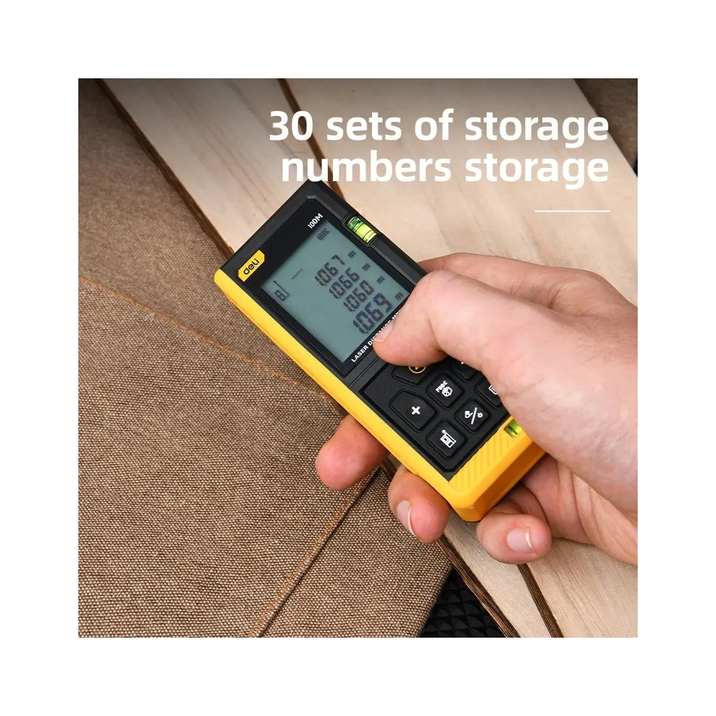Лазерний далекомір Deli до 100 м (EDL4170) - picture 3