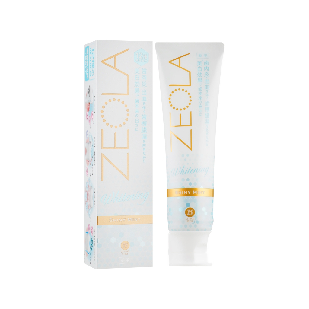Зубна паста Zettoc Zeola White Shiny Mint Сяюча м'ята 95 г (4582118954360) - зображення 2