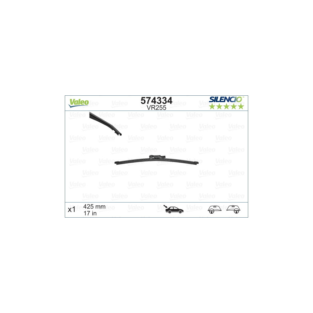 Щітка склоочисника Valeo 574334 - зображення 1