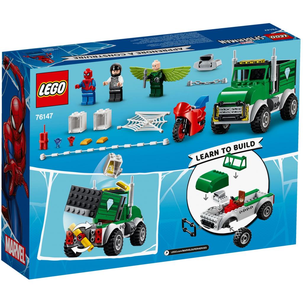 Конструктор LEGO Marvel Comics Стерв’ятник грабує вантажівку 93 деталі (76147) - зображення 7