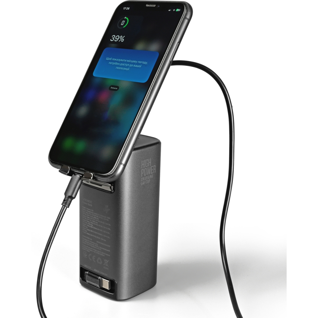 Батарея універсальна Videx 20000mAh 130W PD/100W TFT LCD Display (VPB-350-G) - изображение 10