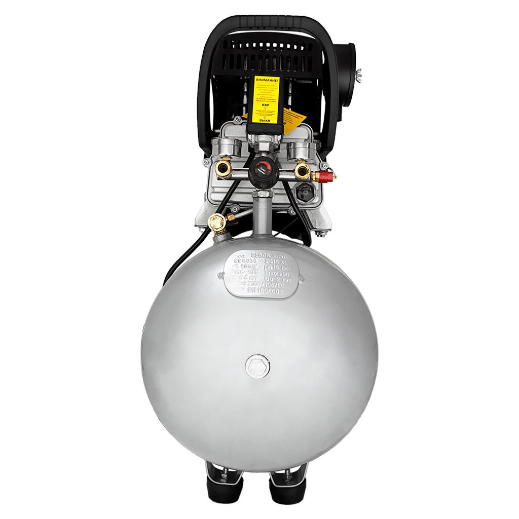 Компресор Sigma одноциліндровий 1.8кВт 230л/хв 8бар 50л (2 крана) (7043141) - зображення 4