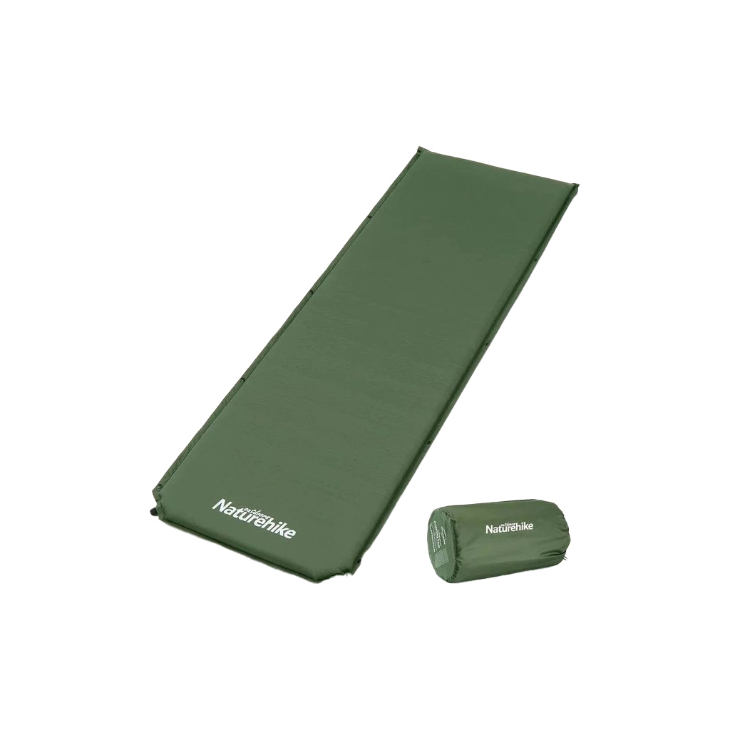 Туристичний килимок Naturehike NH20DZ003 50 мм Dark Green (6927595773680) - изображение 1