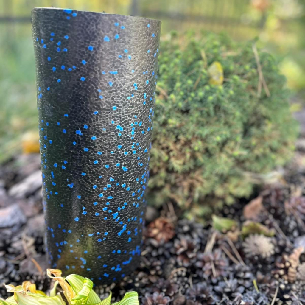 Масажний ролик PowerPlay PP-4347 EPP Foam Roller 33x14см Чорно/Синій (PP_4347_Blue_(33*14)) - зображення 8