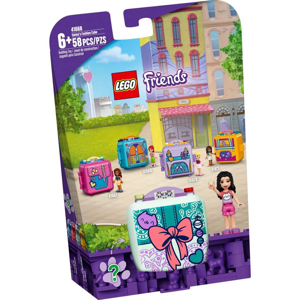 Конструктор LEGO Friends Модний куб Емми 58 деталей (41668) - зображення 1
