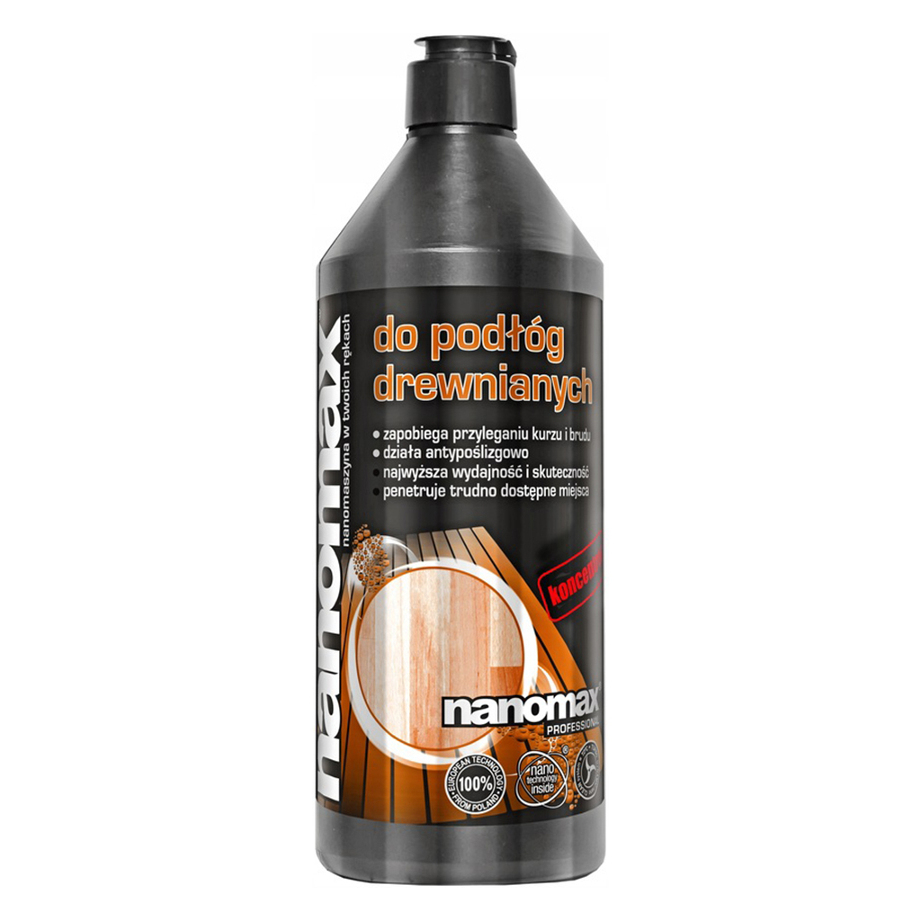 Засіб для миття підлоги Nanomax Pro Для дерев'яної підлоги 1000 мл (5901549955071) - изображение 1