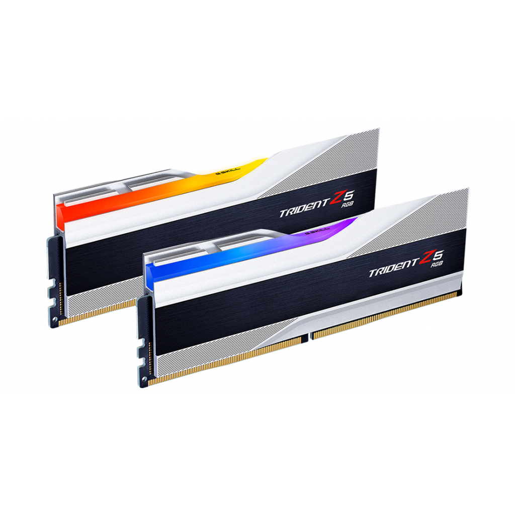 Модуль пам'яті для комп'ютера DDR5 32GB (2x16GB) 6000 MHz Trident Z5 RGB Silver G.Skill (F5-6000J3636F16GX2-TZ5RS) - изображение 3