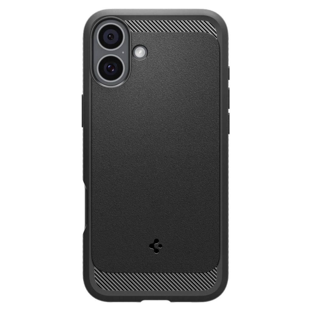 Чохол до мобільного телефона Spigen iPhone 16 Rugged Armor MagFit Matte Black (ACS08214) - зображення 1