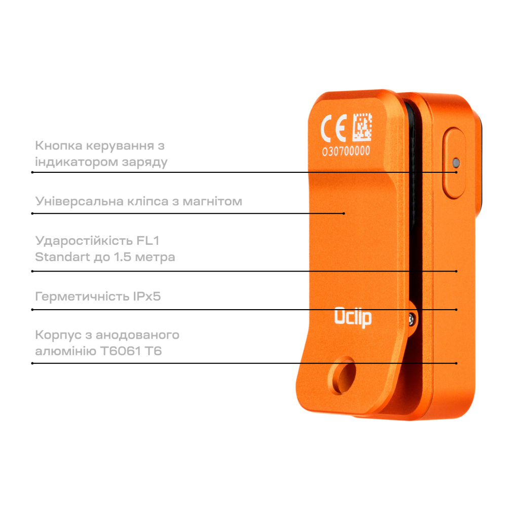 Ліхтар Olight Oclip Orange (0.0000.0941) - зображення 12