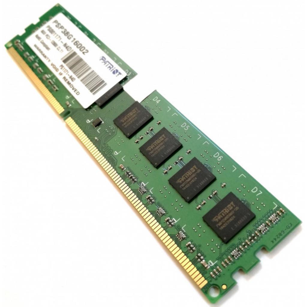 Модуль пам'яті для комп'ютера DDR3 8GB 1600 MHz Signature Line Patriot (PSP38G16002) - зображення 3