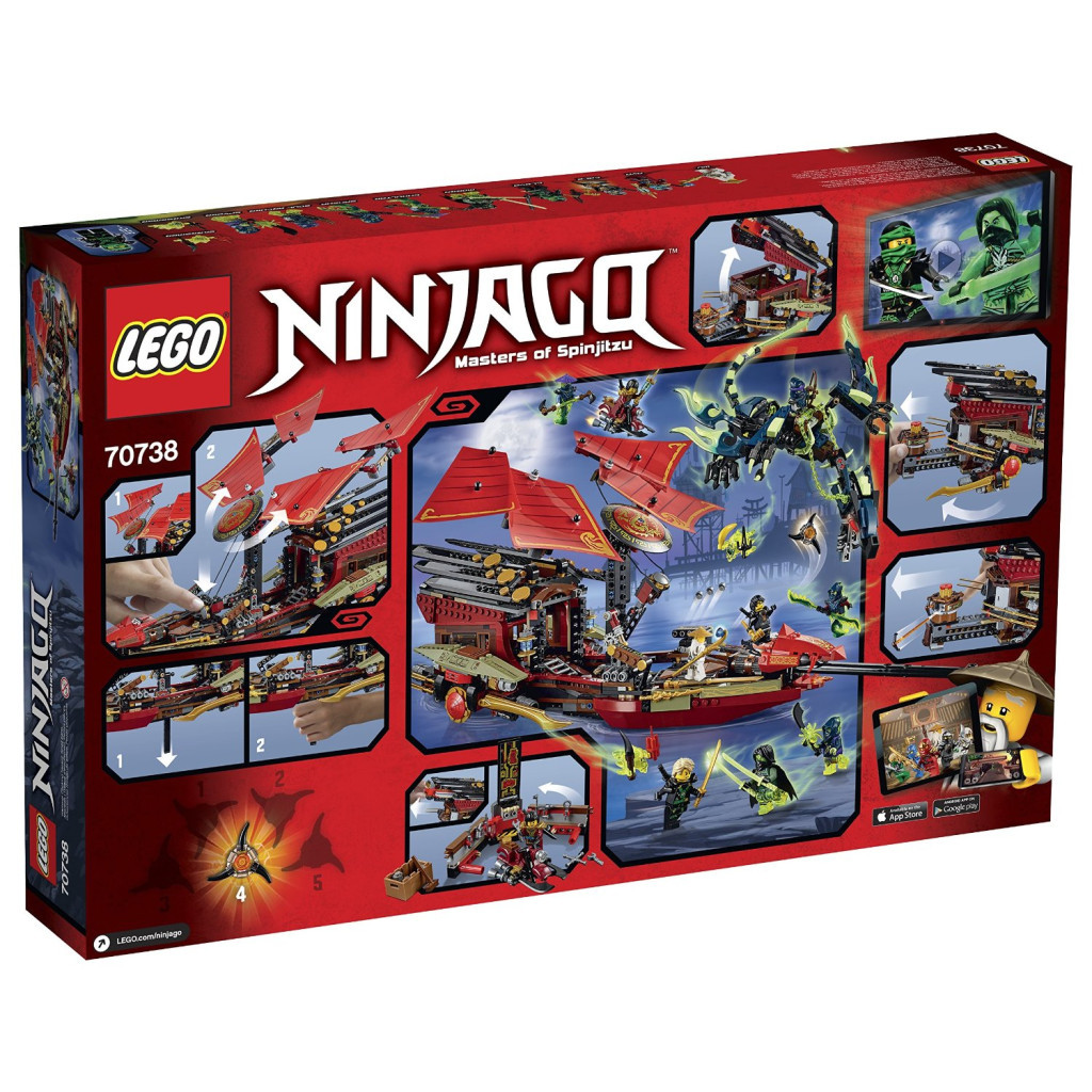 Конструктор LEGO Ninjago Корабель Дар Долі Вирішальна битва (70738) - зображення 12