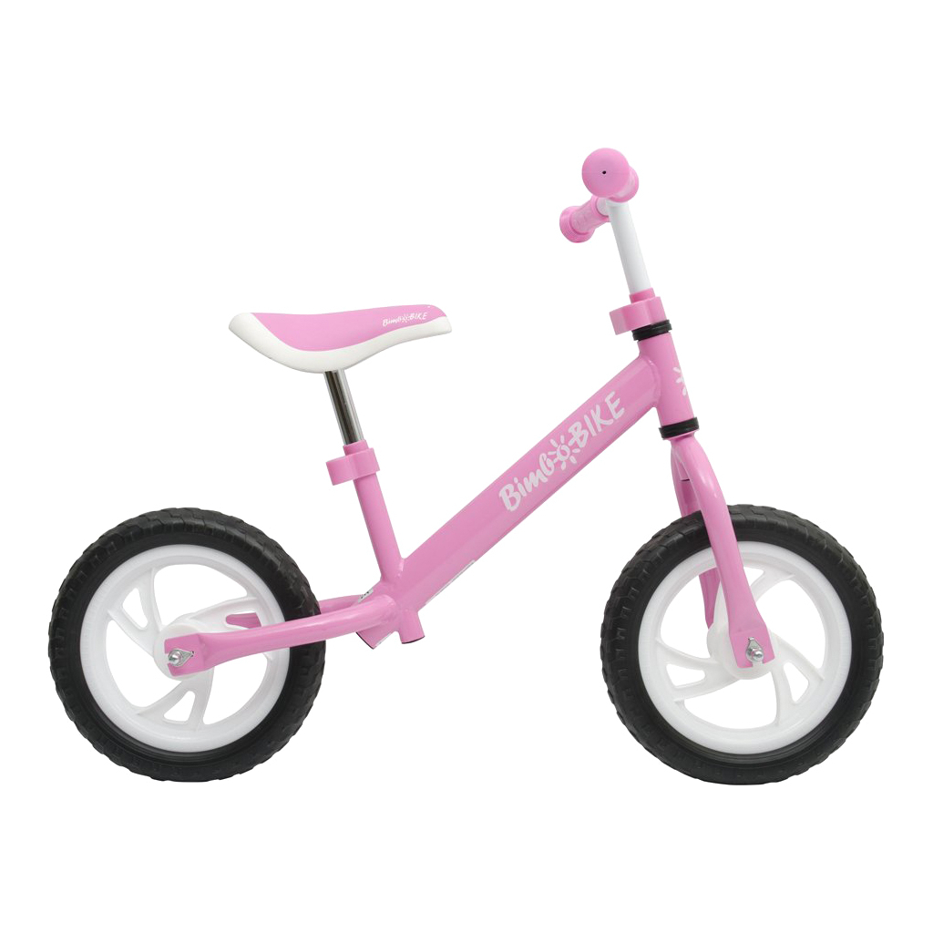 Біговел Bimbo Bike 12`, рожево-білий (75901-IS) - зображення 2