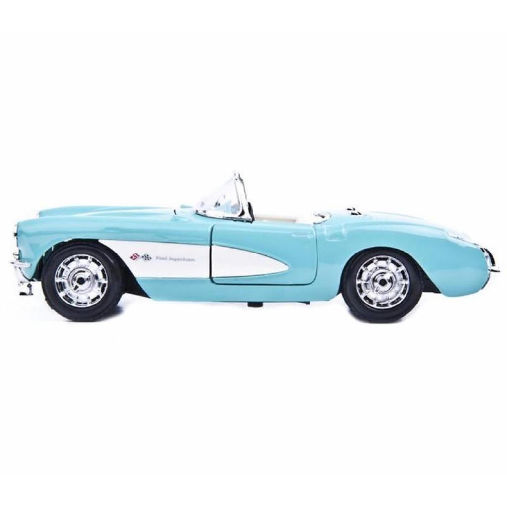 Машина Maisto Chevrolet Corvette 1957 блакитний (1:24) (31275 lt. blue) - зображення 2