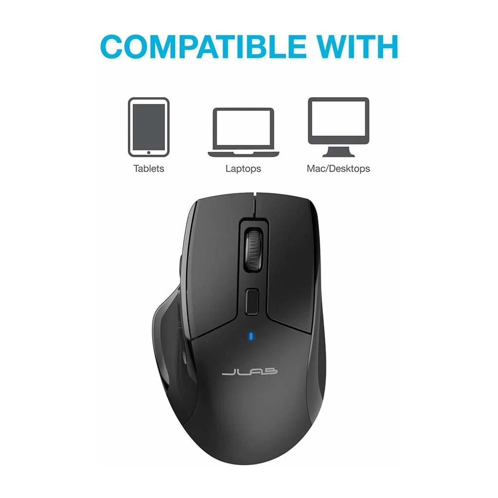 Мишка Jlab JBuds Mouse Wireless/Bluetooth Black (IEUMJBMOUSERBLK124) - зображення 6