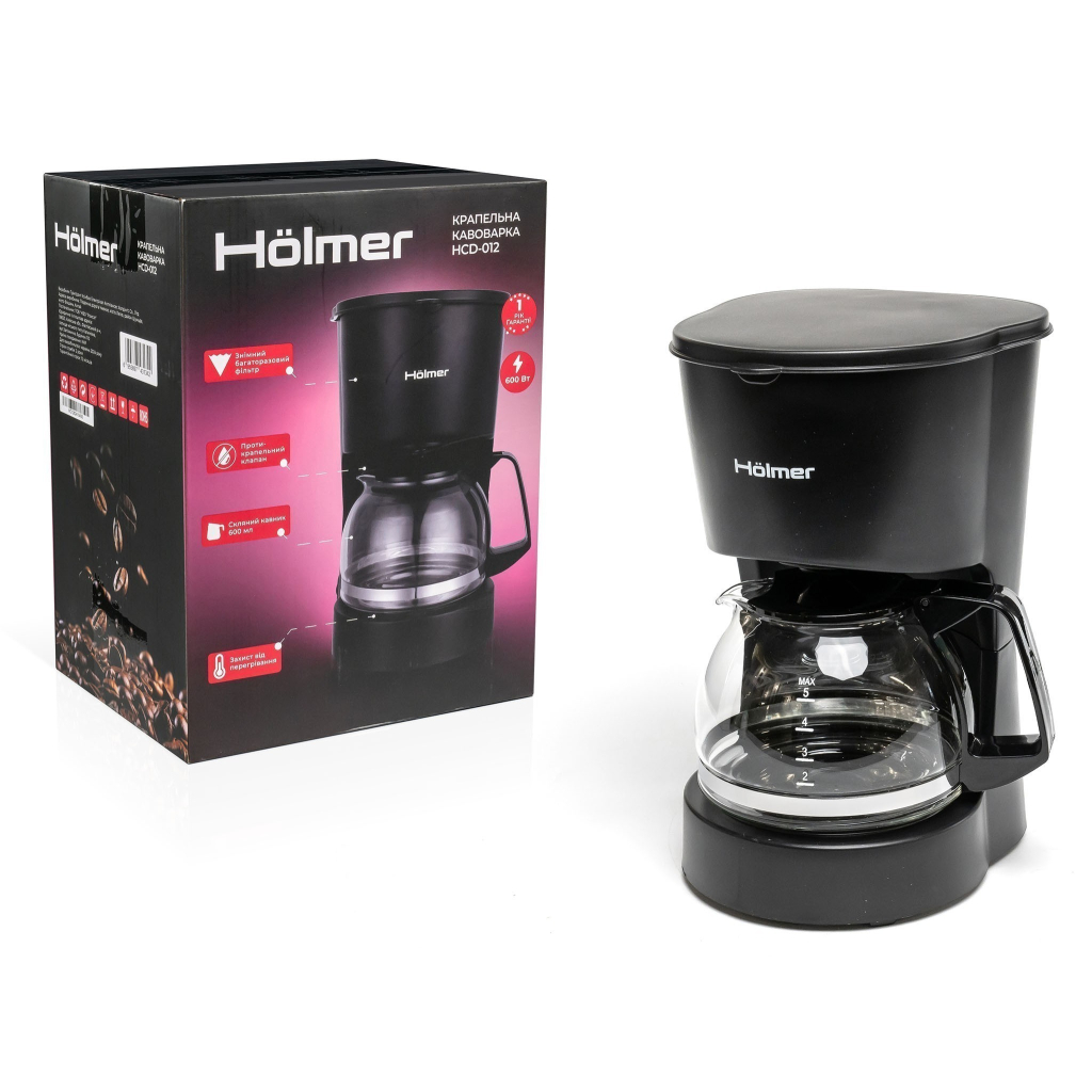 Крапельна кавоварка Hölmer HCD-012 - зображення 9