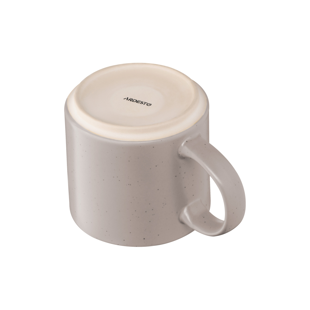 Чашка Ardesto Alcor 420 мл Grey (AR3475GR) - изображение 6