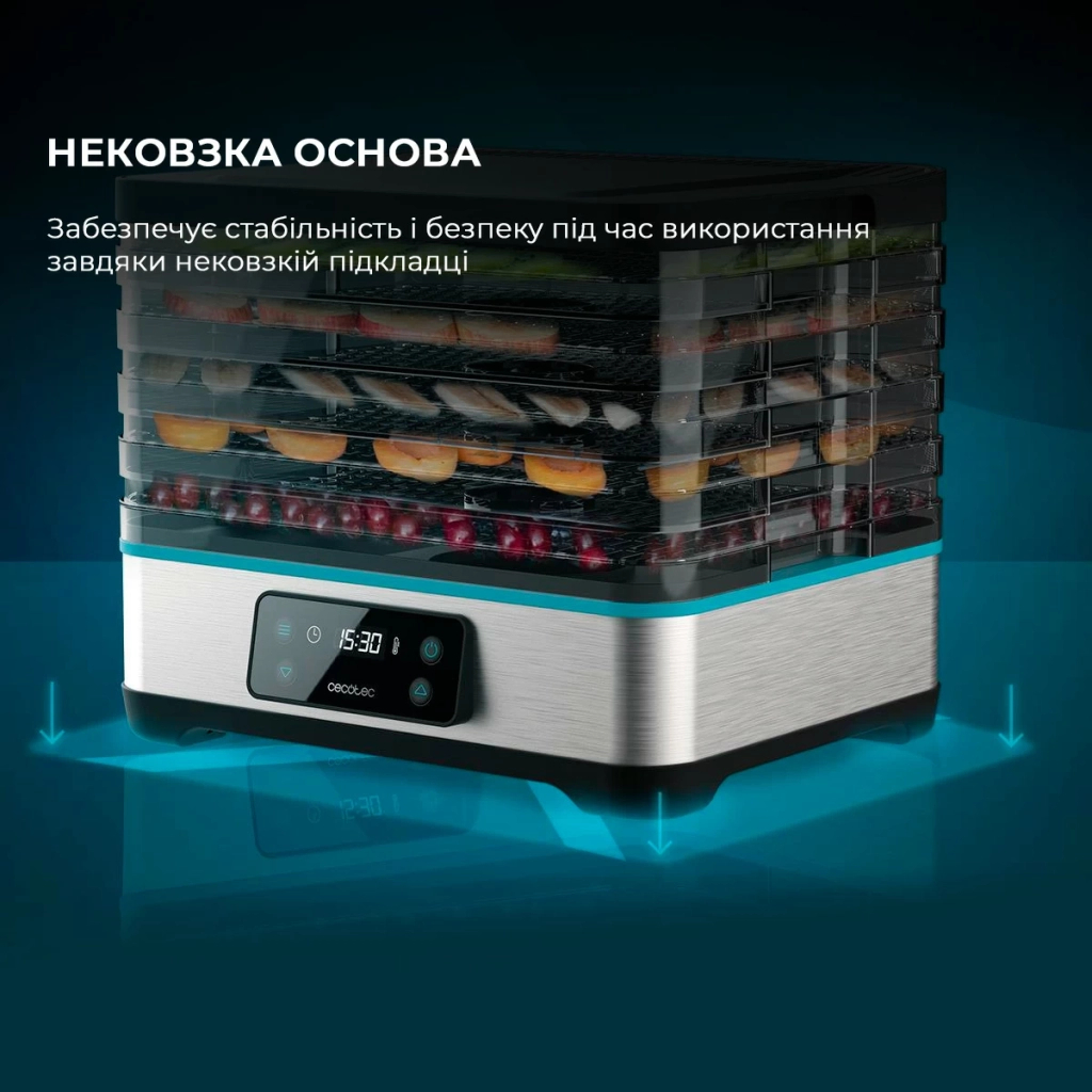 Сушка для овочів та фруктів Cecotec VitaDry Pro (CCTC-04949) - зображення 12