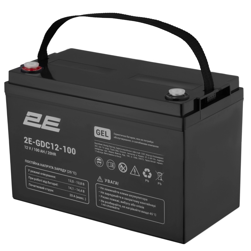 Батарея до ДБЖ 2E 2E-GDC12-100 12V 100Ah (2E-GDC12-100) - зображення 2
