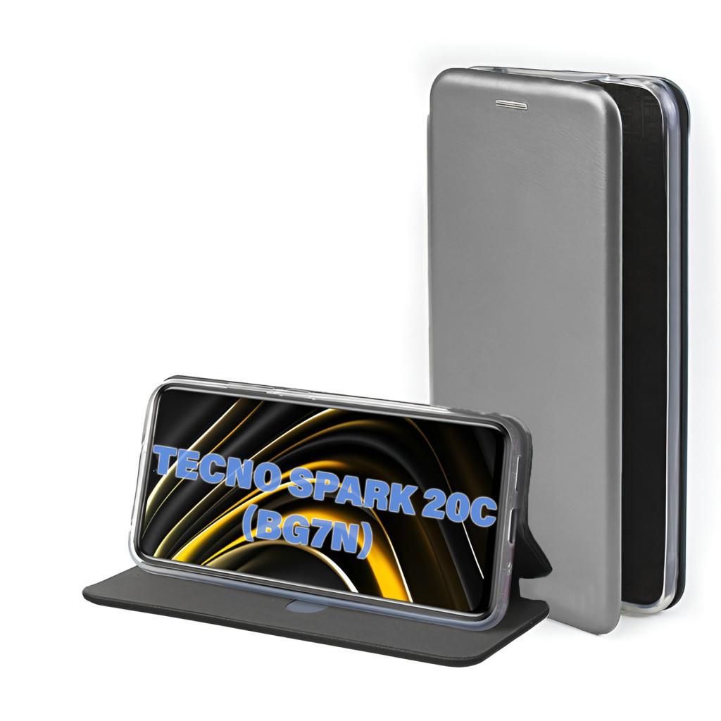 Чохол до мобільного телефона BeCover Exclusive Tecno Spark 20C (BG7n) Gray (711250) - зображення 1