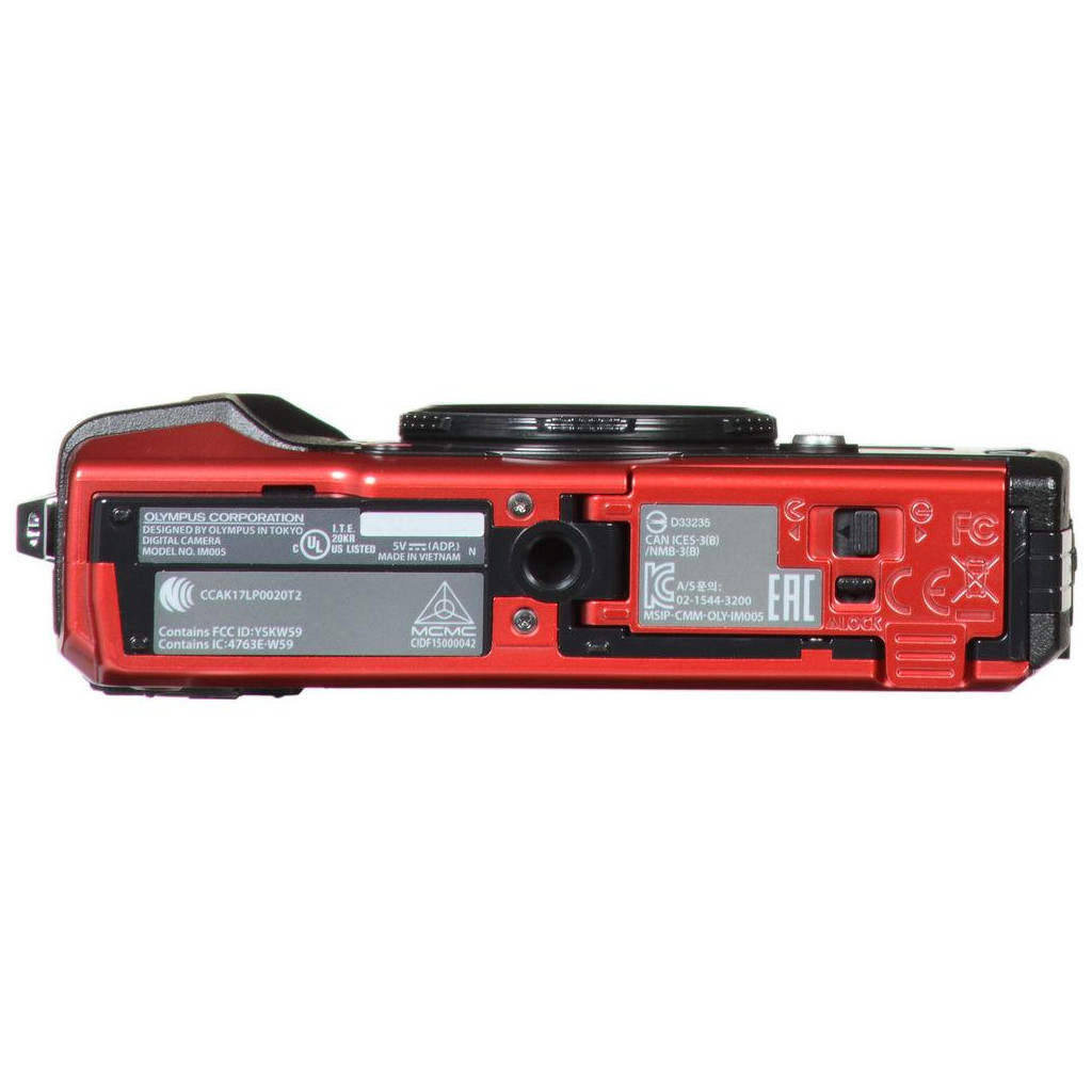 Цифровий фотоапарат Olympus TG-5 Red (Waterproof - 15m; GPS; 4K; Wi-Fi) + case (V104190RE010) - зображення 4