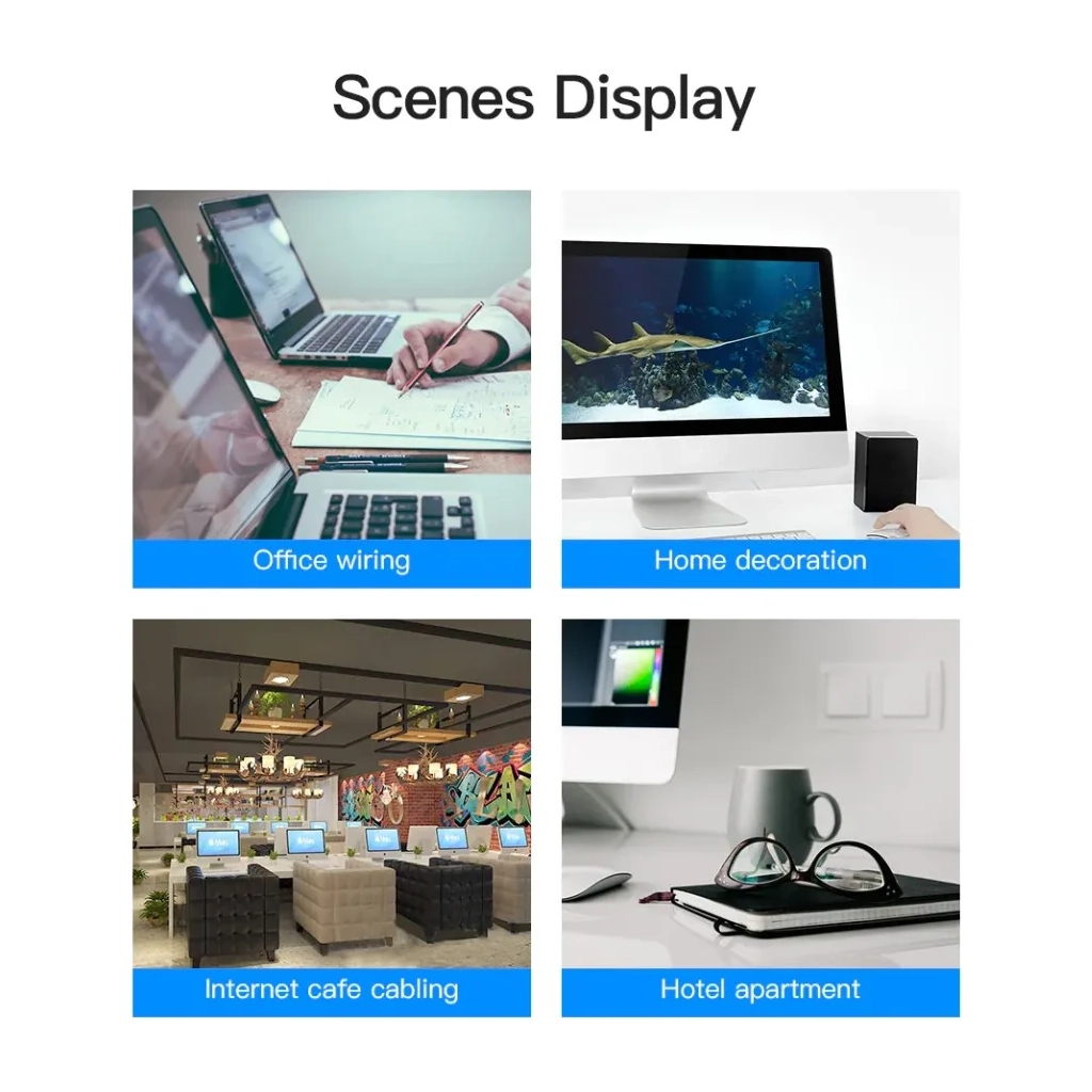 Патч-корд 5м, RJ-45 cat 5e UTP blue Vention (VAP-A10-S500) - зображення 5