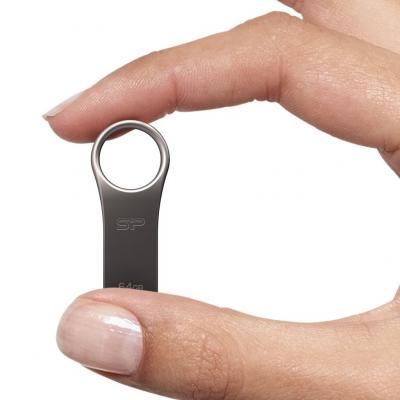 USB флеш накопичувач Silicon Power 64GB Jewel J80 Titanium USB 3.0 (SP064GBUF3J80V1T) - зображення 4