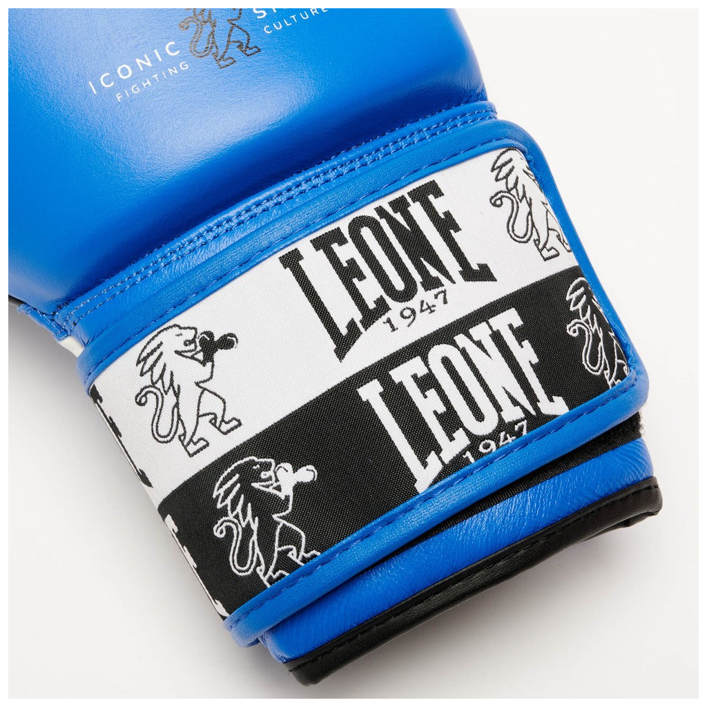 Боксерські рукавички Leone GN208 Iconic Blue 10 унцій (GN208_Blue_10oz) - зображення 8