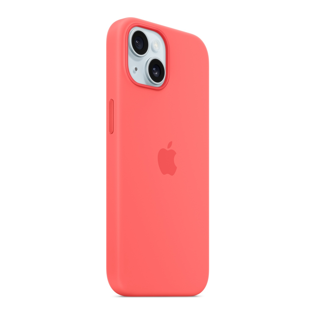 Чохол до мобільного телефона Apple iPhone 15 Silicone Case with MagSafe Guava (MT0V3ZM/A) - зображення 6