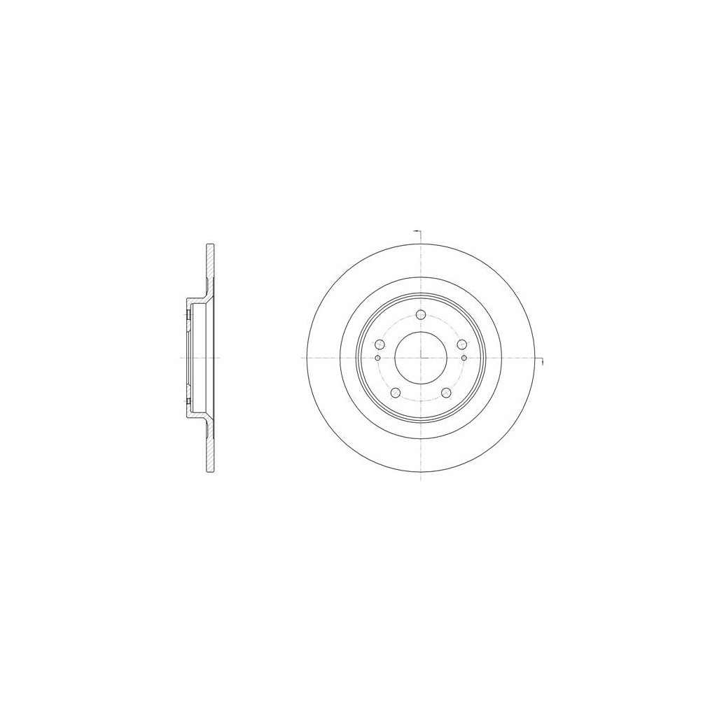 Гальмівний диск REMSA 61528.00 - зображення 1