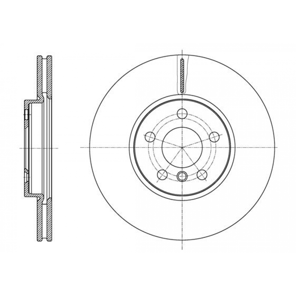 Гальмівний диск REMSA 61596.10 - зображення 1