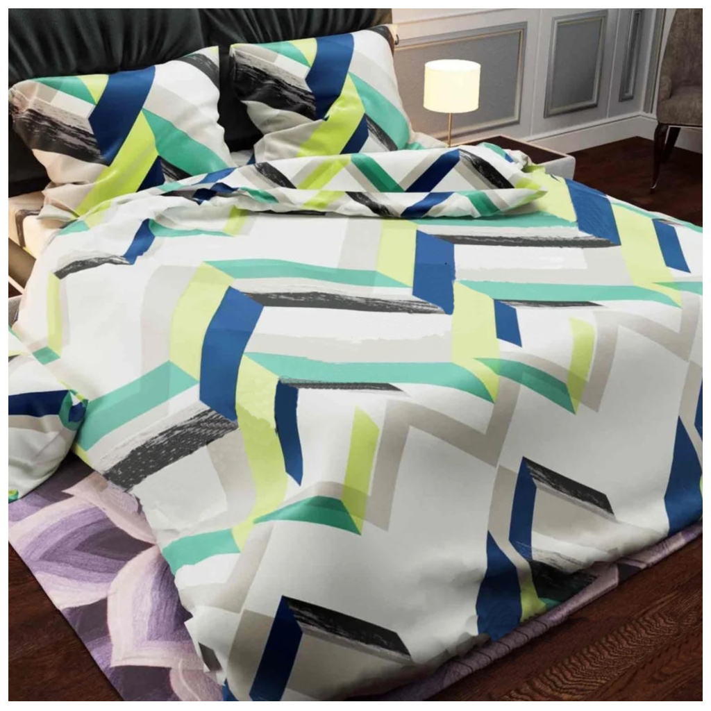 Постільна білизна MirSon Бязь Premium 20-0002 Vittorio 143х210 (2200001181212) - зображення 1