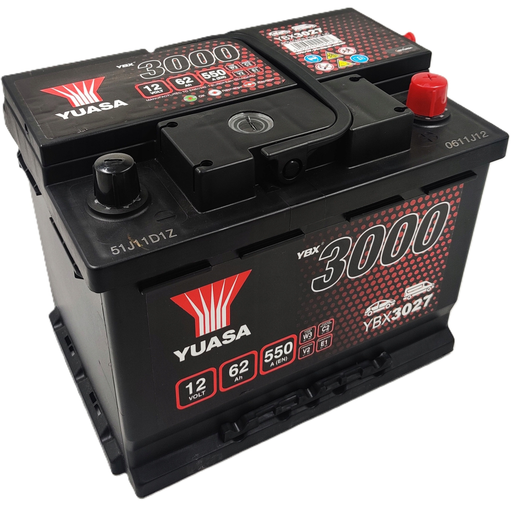 Акумулятор автомобільний Yuasa 12V 62Ah SMF Battery (YBX3027) - изображение 5