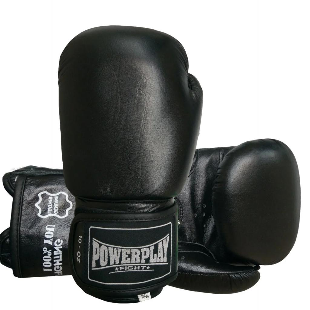 Боксерські рукавички PowerPlay 3088 12oz Black (PP_3088_12oz_Black) - зображення 1