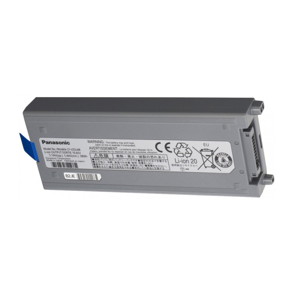 Акумулятор до ноутбука Panasonic ToughBook CF-19 CF-VZSU48, 5700mAh, 6cell, 10.65V, Li-ion (A97331) - зображення 1