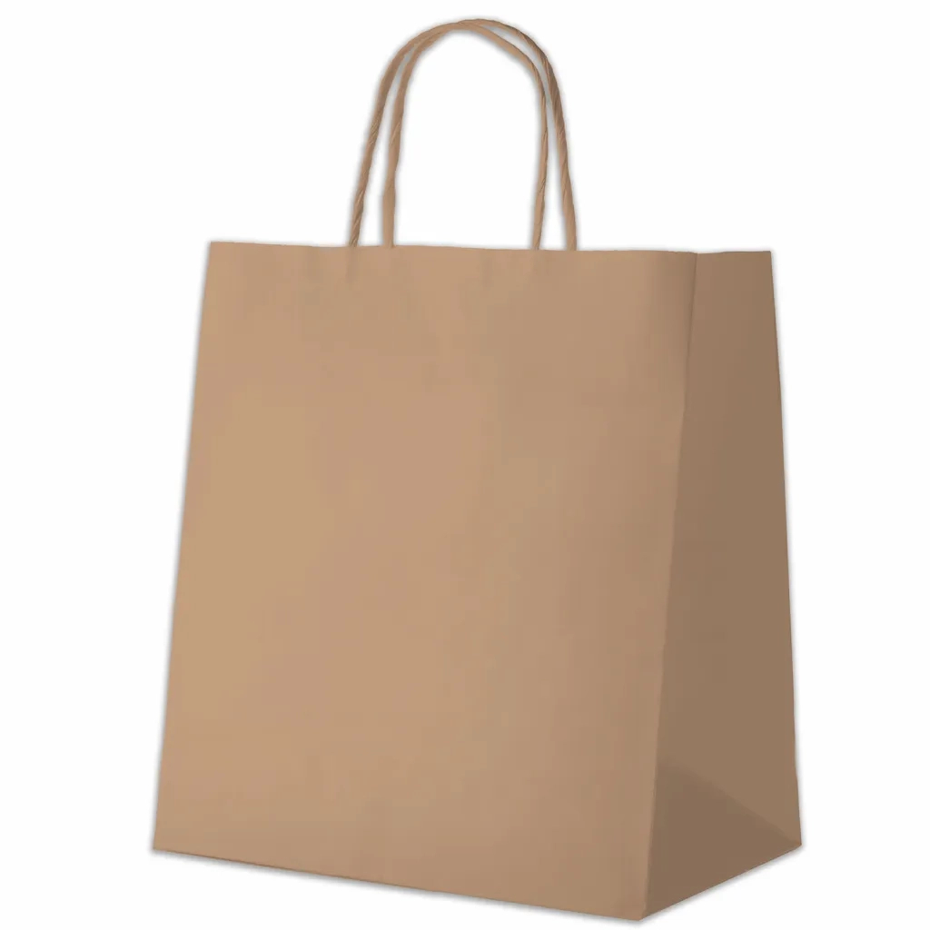 Подарунковий пакет Куверт 90 Ecobag паперовий, 24х10х32 см коричневий (BAG-KUV-240100360-BR) - изображение 1