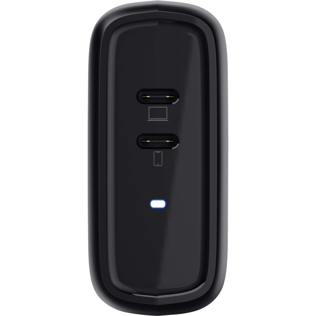 Зарядний пристрій Trust Maxo 65W 2xUSB-C PD black (25380_TRUST) - зображення 5