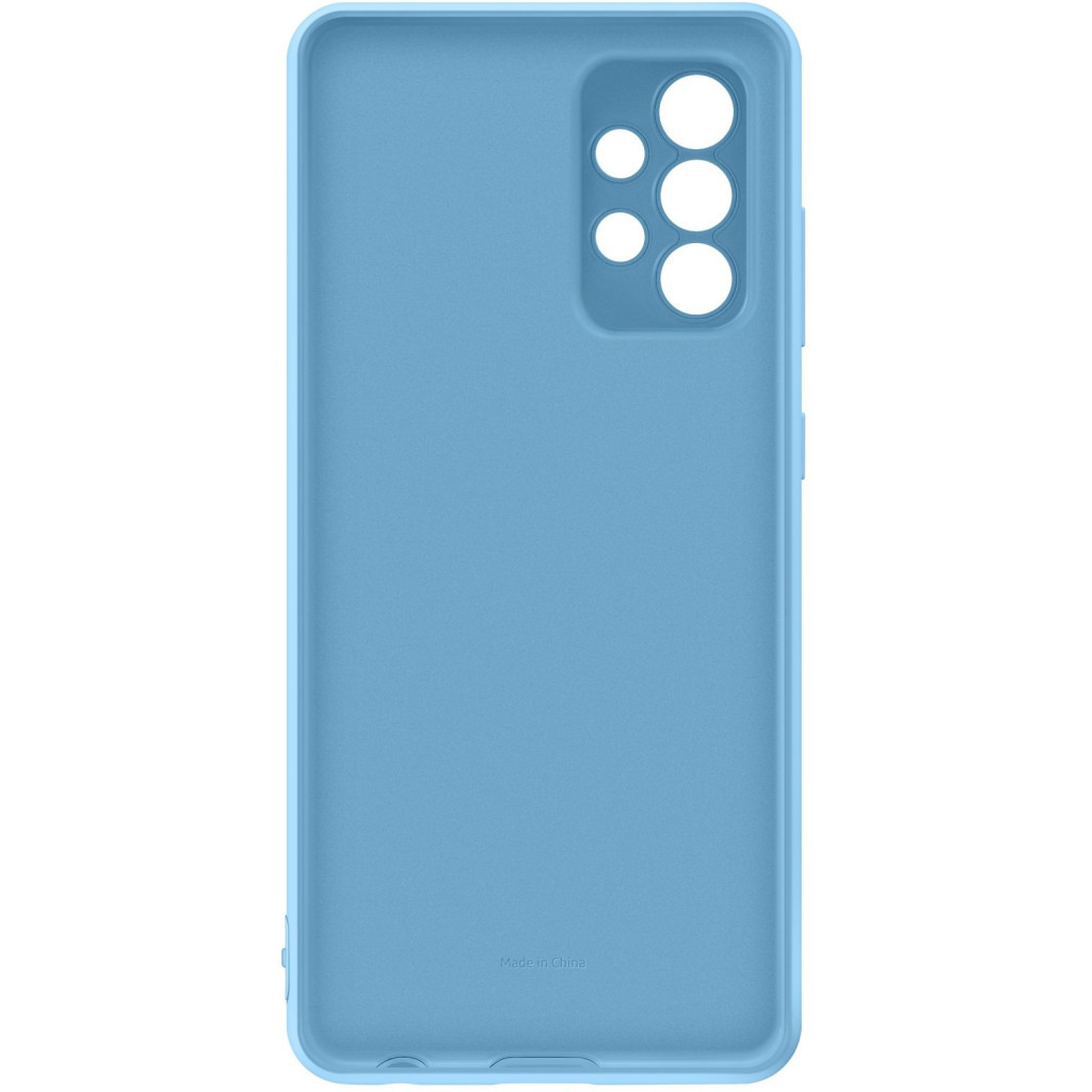 Чохол до мобільного телефона Samsung Galaxy A52/A525 Silicone Cover Blue (EF-PA525TLEGRU) - зображення 2