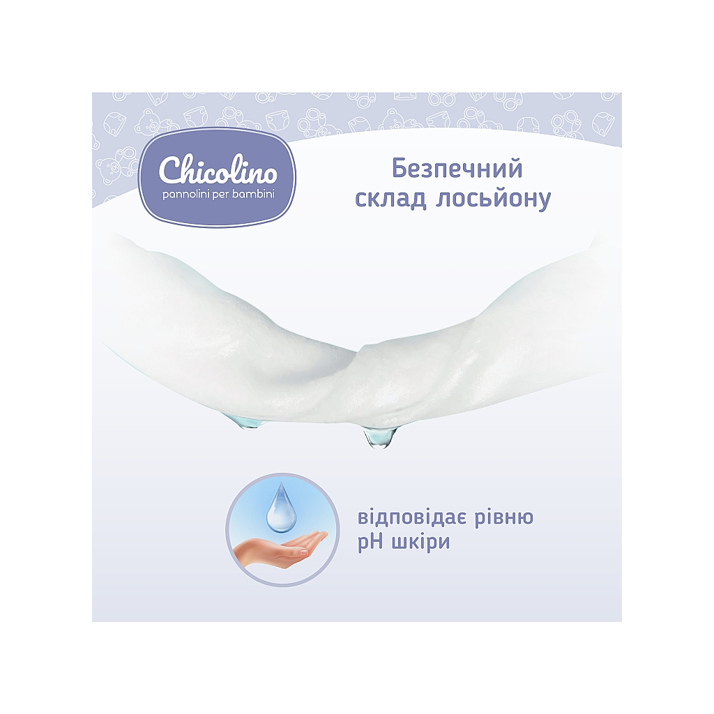 Дитячі вологі серветки Chicolino алоє вера 72 шт (4823098411802) - зображення 5